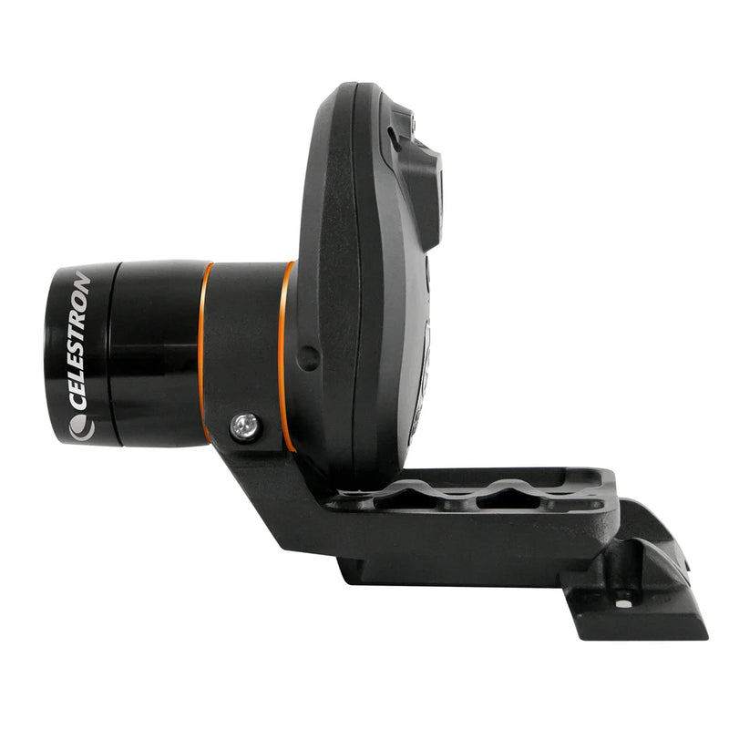 Celestron StarSense AutoAlign System V2 accessory for telescopes, showing the device with connecting cables and mounting components.