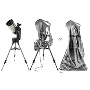 Celestron weatherproof telescope cover protecting telescope from dust and weather, made of durable material, fits Celestron accessories.