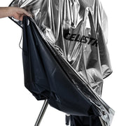 Celestron weatherproof telescope cover protecting a telescope from dust and weather with a durable, waterproof design.