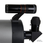 Celestron StarSense Autoguider V2 accessory for astrophotography, featuring a compact device with connection ports and LED indicators.