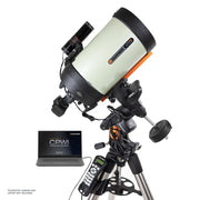Celestron StarSense Autoguider V2 accessory for astrophotography, featuring a compact device with cables and mounting hardware.