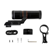 Celestron StarSense Autoguider V2 accessory with control cable and mounting hardware for astrophotography.