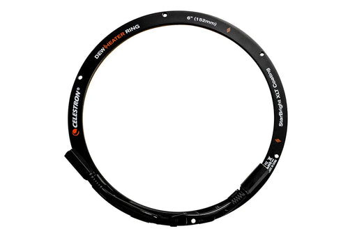 Celestron 6-inch dew heater ring for telescope accessories, designed to prevent dew buildup during stargazing sessions.