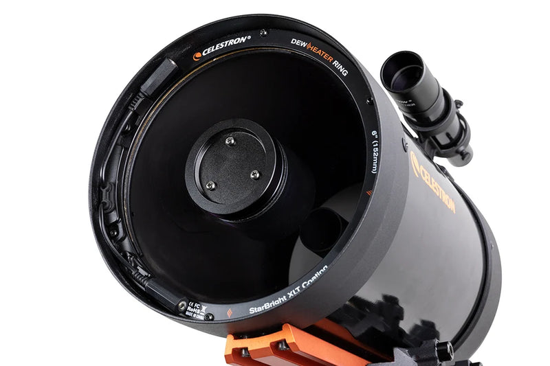 Celestron 6-inch dew heater ring for telescope accessories, designed to prevent dew formation during stargazing sessions.