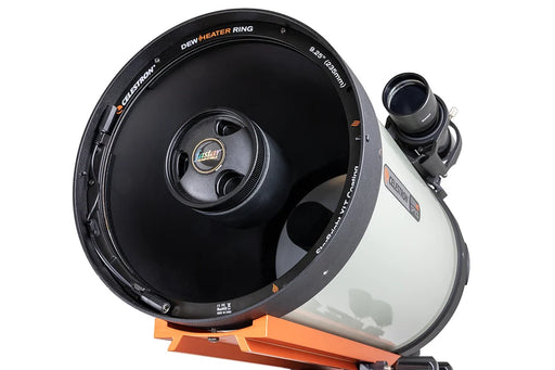 Celestron 9.25-inch dew heater ring for telescope accessories, designed to prevent moisture buildup during stargazing sessions.