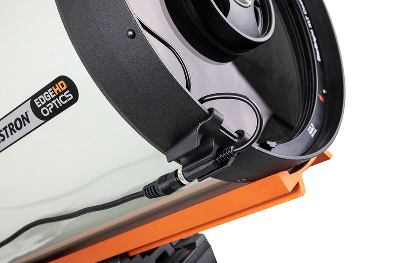 Celestron Dew Heater Ring for 9.25-inch telescopes, accessory to prevent dew buildup on optical lenses.