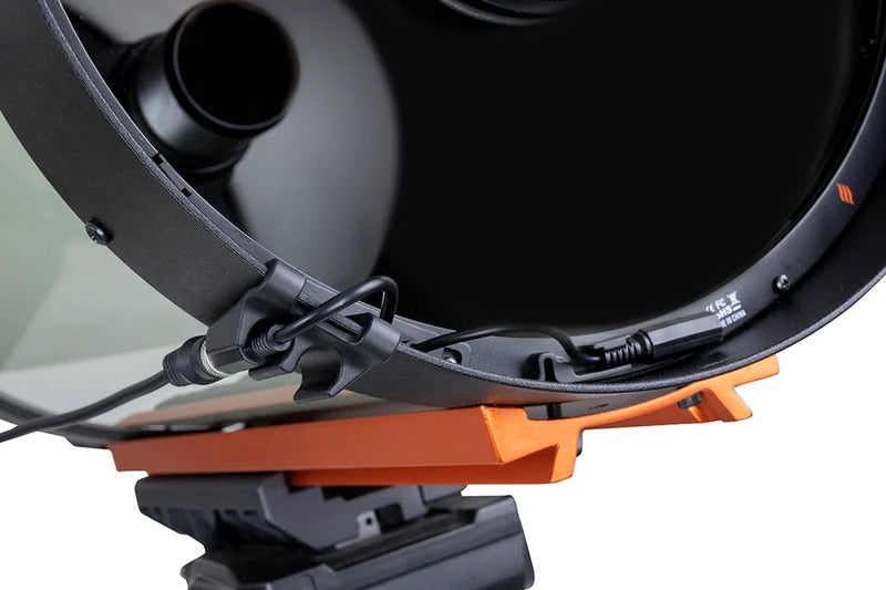 Celestron 11-inch dew heater ring for telescopes, accessory to prevent dew buildup during astronomy observations.