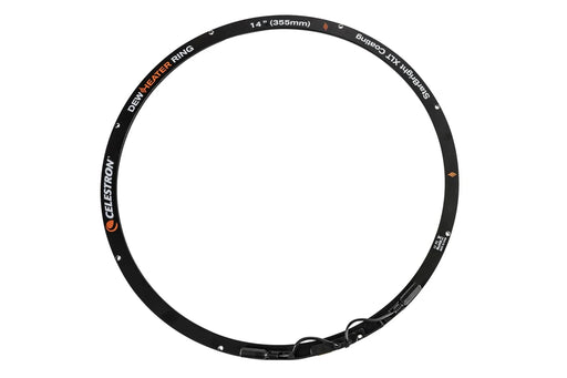 Celestron 14-inch dew heater ring accessory for telescopes, designed to prevent dew buildup during astronomy observations.