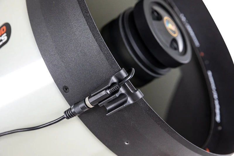 Celestron 14-inch dew heater ring for telescope accessories, featuring adjustable heating elements to prevent dew formation.