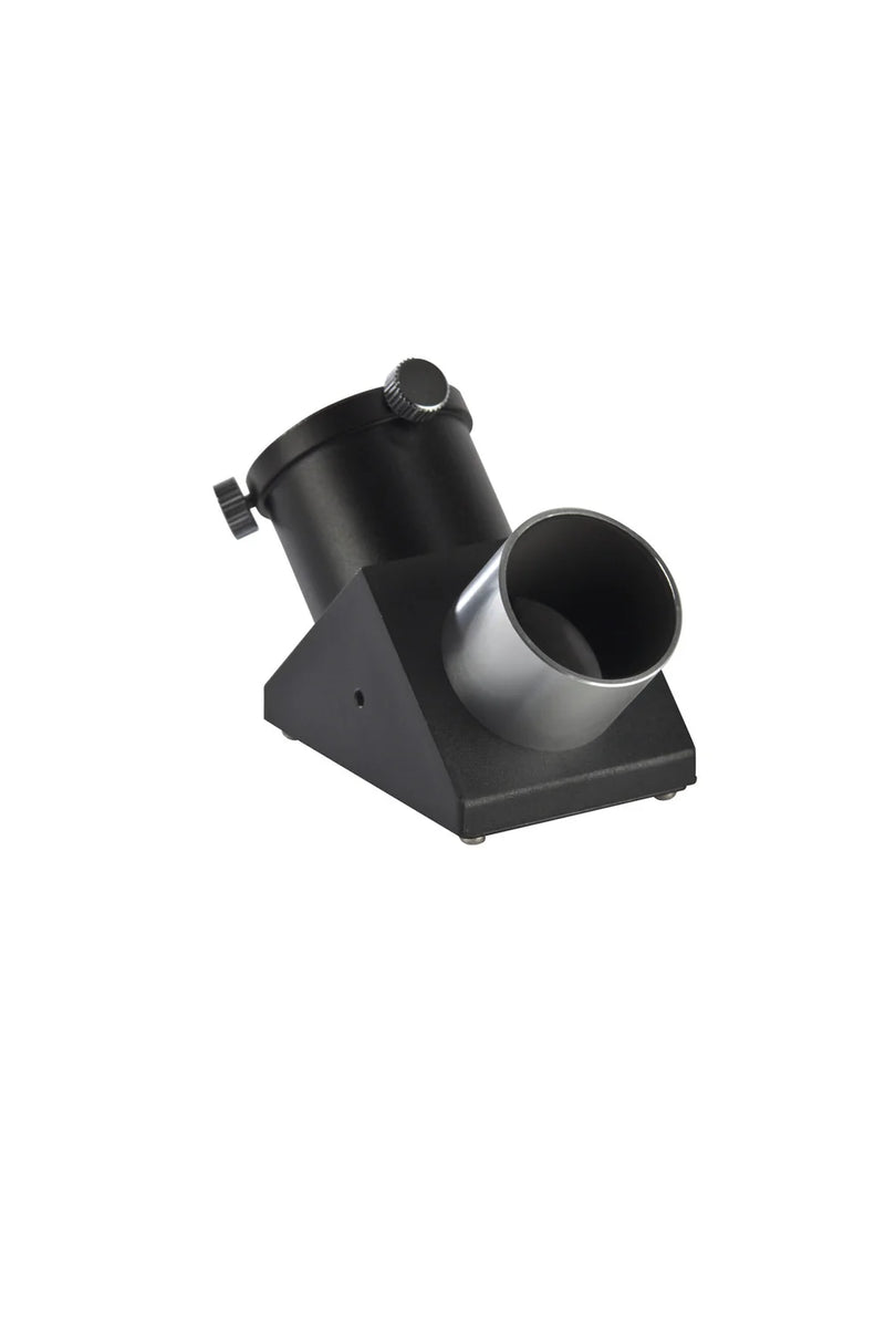 Celestron 1.25-inch star diagonal for telescope accessories, featuring a sleek design and high-quality optical components.