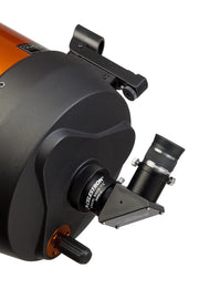 Celestron 1.25-inch star diagonal for telescopes, black optical accessory for improved viewing angles and clarity.