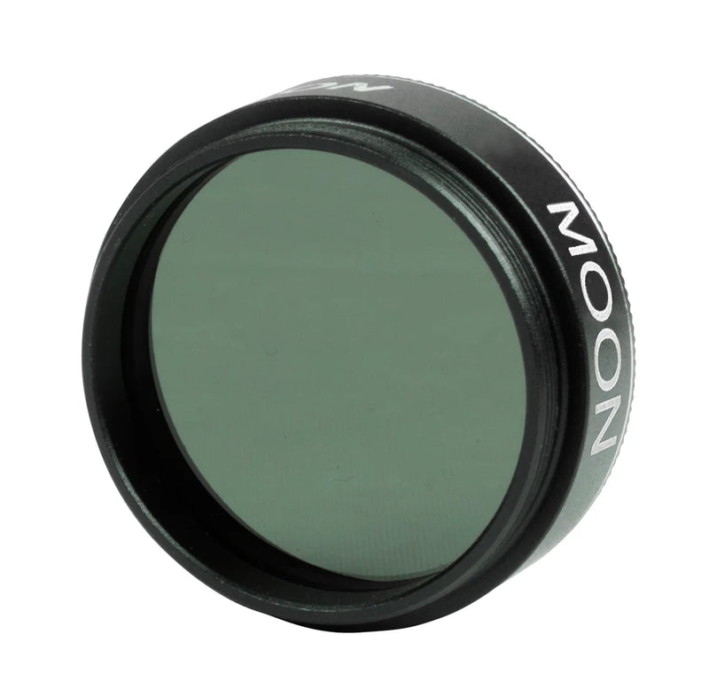 Celestron Basic Moon Filter for 1.25-inch telescopes, designed to enhance lunar viewing with clear, detailed images.