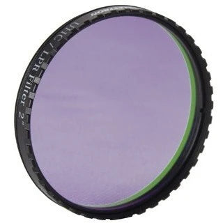 Celestron UHC/LPR 2-inch astrophotography filter for enhancing deep-sky images and reducing light pollution.