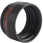 Celestron Reducer/Corrector f/6.3 accessory for SCT and EdgeHD telescopes, shown attached to telescope focus motor