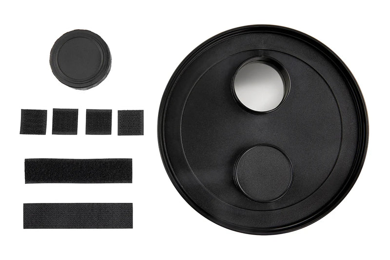Celestron EclipSmart Solar Filter for PowerSeeker 127EQ and SkyProdigy 130SLT telescopes, designed for safe solar viewing.