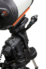 Celestron Polar Finderscope and bracket for CGX and CGX-L mounts, used for precise polar alignment in astrophotography.