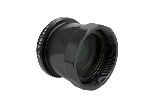 Celestron .7x Reducer Lens for EdgeHD 9.25 telescope, accessory reducing focal length for wider field of view, black lens with mounting hardware.