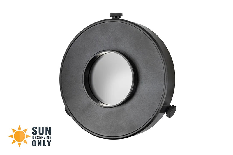 Celestron EclipSmart Solar Filter for SSE DX 102 and Omni AZ 102 telescopes, designed for safe solar viewing.