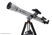 Celestron EclipSmart Solar Filter for StarSense LT 80AZ telescope, designed for safe solar viewing with a clear, protective filter.