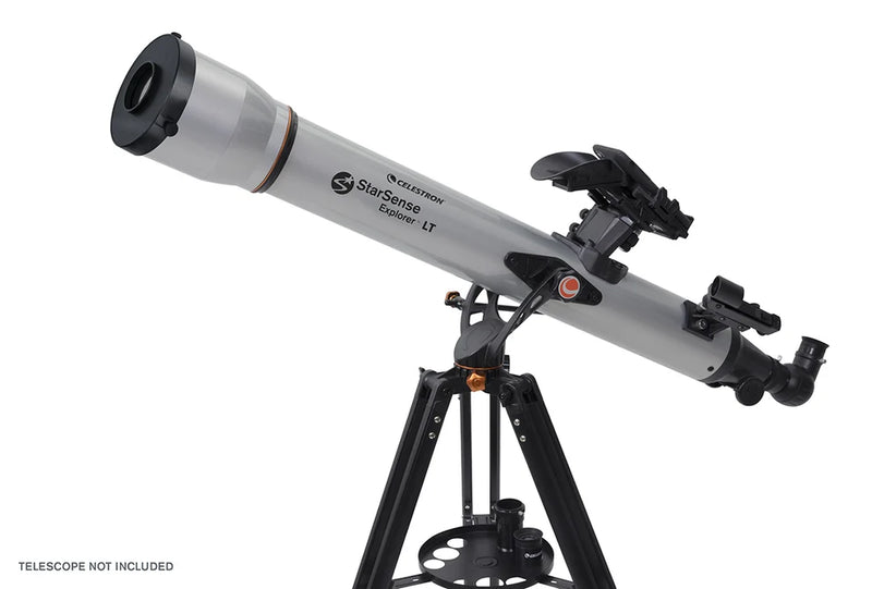 Celestron EclipSmart Solar Filter for StarSense LT 80AZ telescope, designed for safe solar viewing with a clear, protective filter.