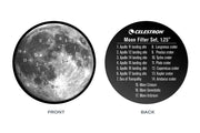 Celestron Moon filter set 1.25-inch for telescope accessories, featuring multiple filters for lunar observation.