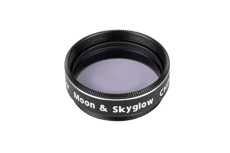 Celestron Moon filter set for 1.25-inch telescope accessories, showing multiple moon filters for astronomy observation.