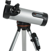 Celestron 114 LCM Newtonian reflector telescope with computerized mount and optical tube for astronomical observations