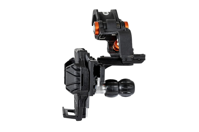 Celestron NexYZ 3-Axis universal smartphone adapter for telescope and microscope accessories, with adjustable mount and smartphone holder.