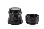 Celestron .7x reducer lens for EdgeHD 800 telescope, close-up showing lens elements and branding on accessory