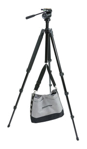 Celestron TrailSeeker fluid pan tripod hook for binoculars, black, sturdy metal with a hook for easy carrying or hanging.