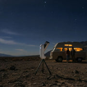 VAONIS Vespera III smart telescope with sleek design, compact build, and user-friendly controls for stargazing and astrophotography.